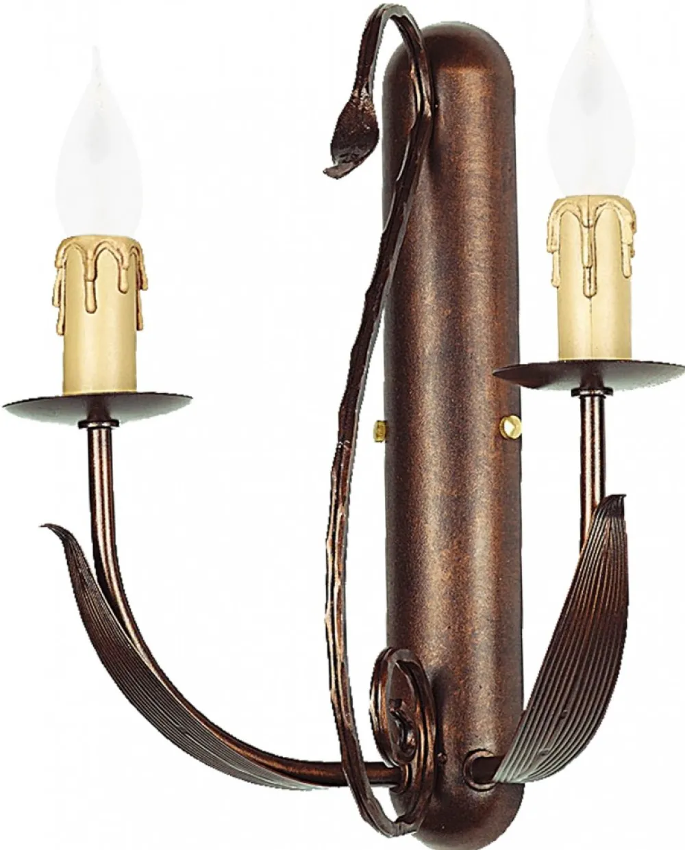 Kinkiet LOARA Miedziany Złoty 2xE14 * Luminex Clearance