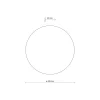 Kinkiet LUNA Orzech 4xG9 40cm * TK Lighting Best