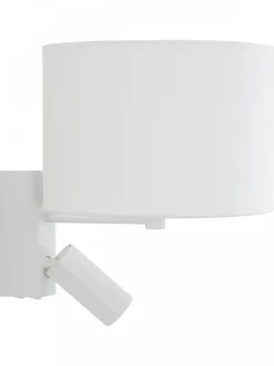 Kinkiet LUSSO biały z włącznikiem 1xE27 1xGU10 * Nowodvorski Outlet