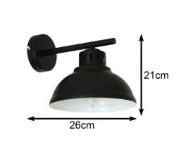 Kinkiet metalowy industrialny Sven LOFT * Luminex New