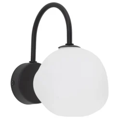 Kinkiet MISTY czarny biały klosz 1xG9 * TK Lighting Sale