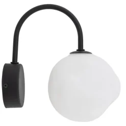 Kinkiet MISTY czarny biały klosz 1xG9 * TK Lighting Sale