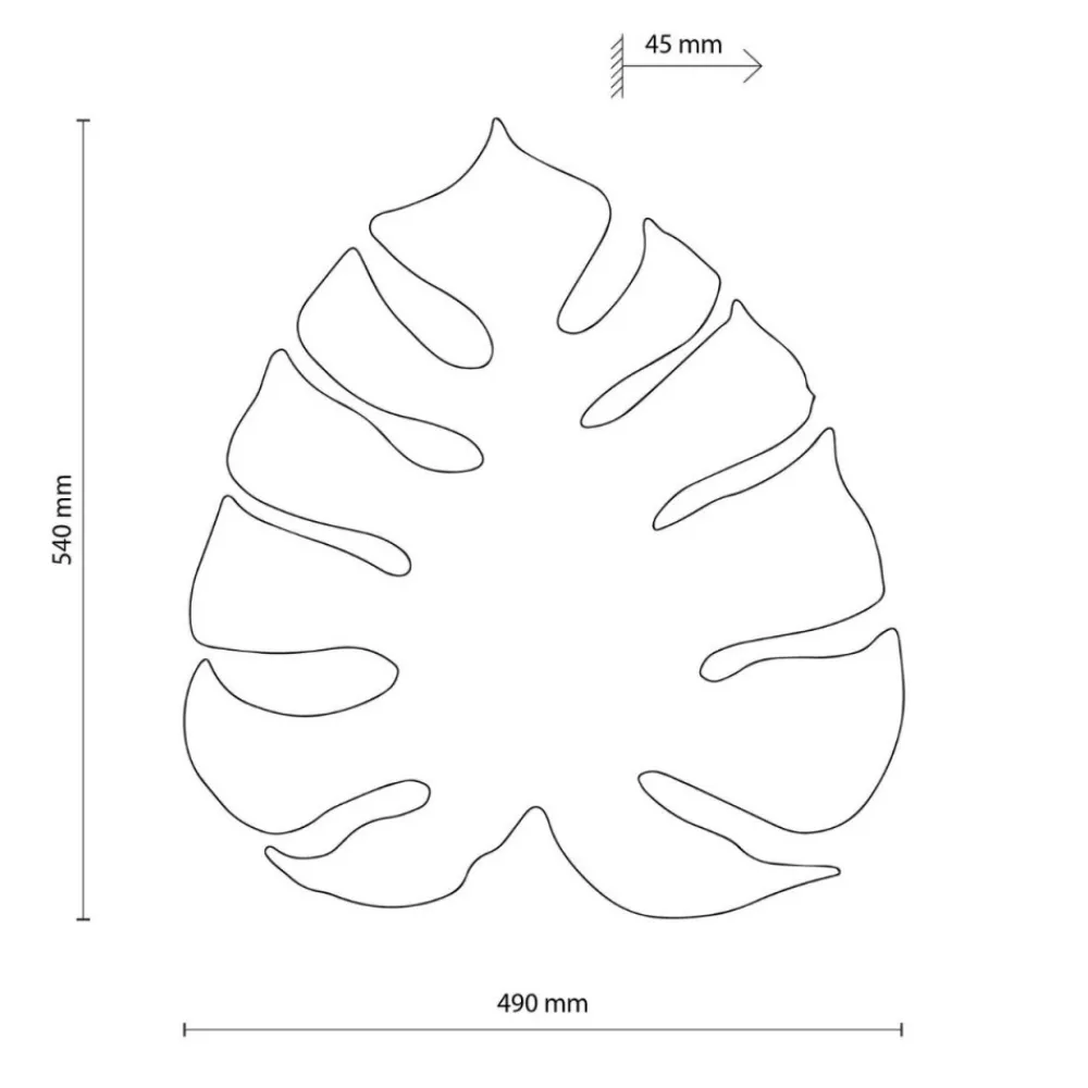 Kinkiet MONSTERA XL brązowy 4xG9 * TK Lighting Outlet
