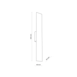 Kinkiet NAVI Czarny 2xG9 50cm * TK Lighting New