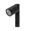 Kinkiet NEX czarny 1xGU10 z wyłącznikiem * TK Lighting New