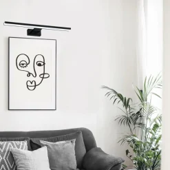 Kinkiet PINTO Czarny 12W LED 50cm * Eko-light New