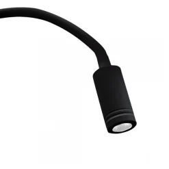 Kinkiet Regulowany BASE Czarny Ładowarka USB 8W+2W * Eko-light Clearance