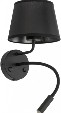 Kinkiet Regulowany MAJA Czarny Abażur 1xE27 1xG9 * TK Lighting Hot