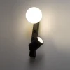 Kinkiet Regulowany VOX Czarny Biały Klosz 1xGU10 1xG9 * TK Lighting Clearance