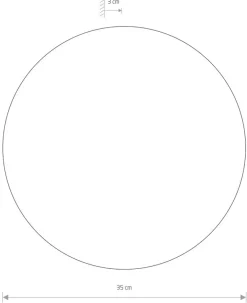 Kinkiet RING Biały 13W LED 3000K IP20 35cm * Nowodvorski Sale
