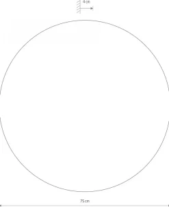 Kinkiet RING Brązowy 22W LED 3000K IP20 * Nowodvorski