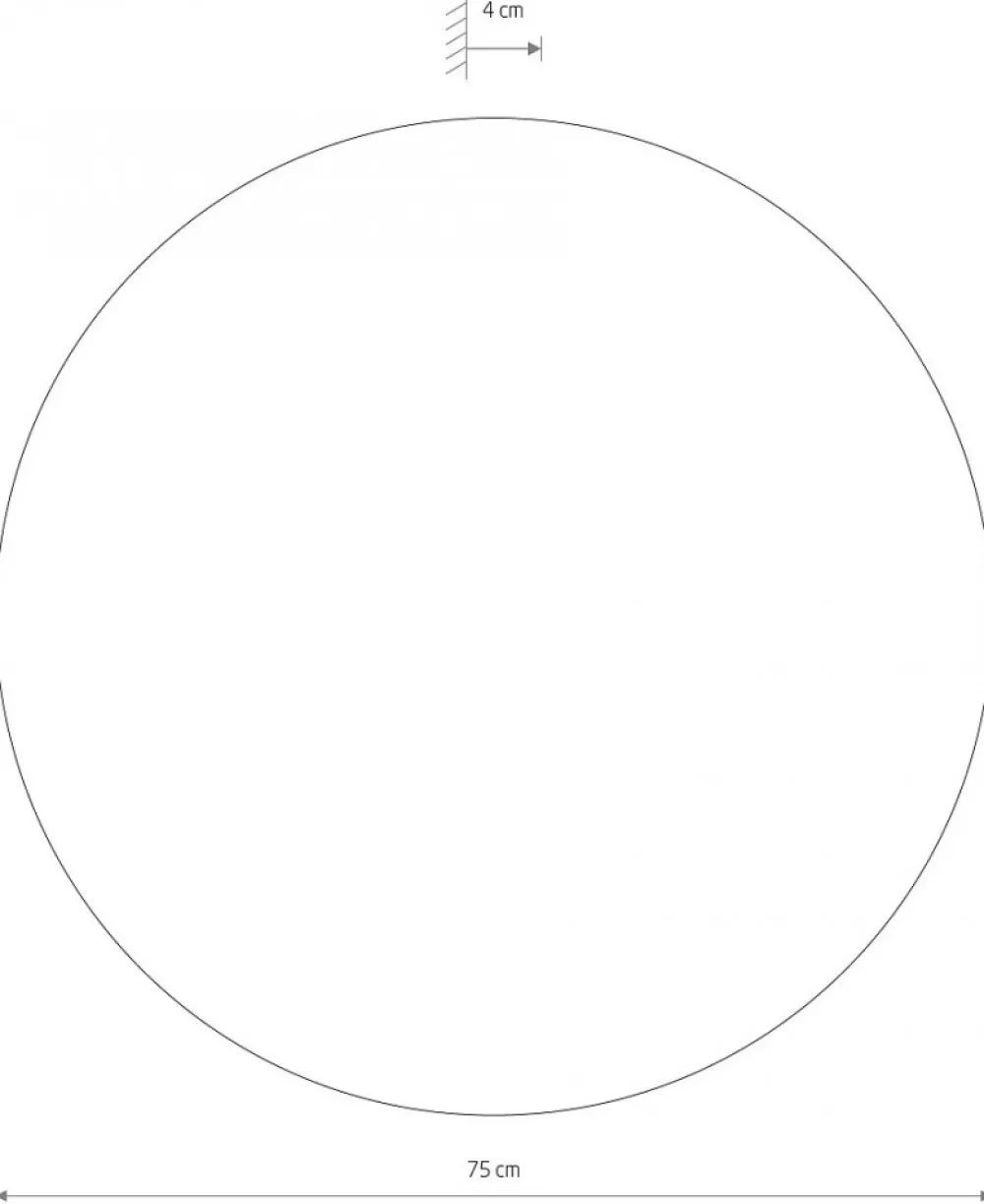 Kinkiet RING Brązowy 22W LED 3000K IP20 * Nowodvorski