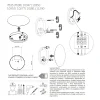 Kinkiet RING Brązowy 13W LED 3000K IP20 35cm * Nowodvorski Clearance