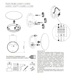 Kinkiet RING Brązowy 13W LED 3000K IP20 35cm * Nowodvorski Clearance