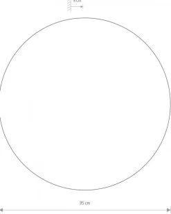 Kinkiet RING Brązowy 13W LED 3000K IP20 35cm * Nowodvorski Clearance