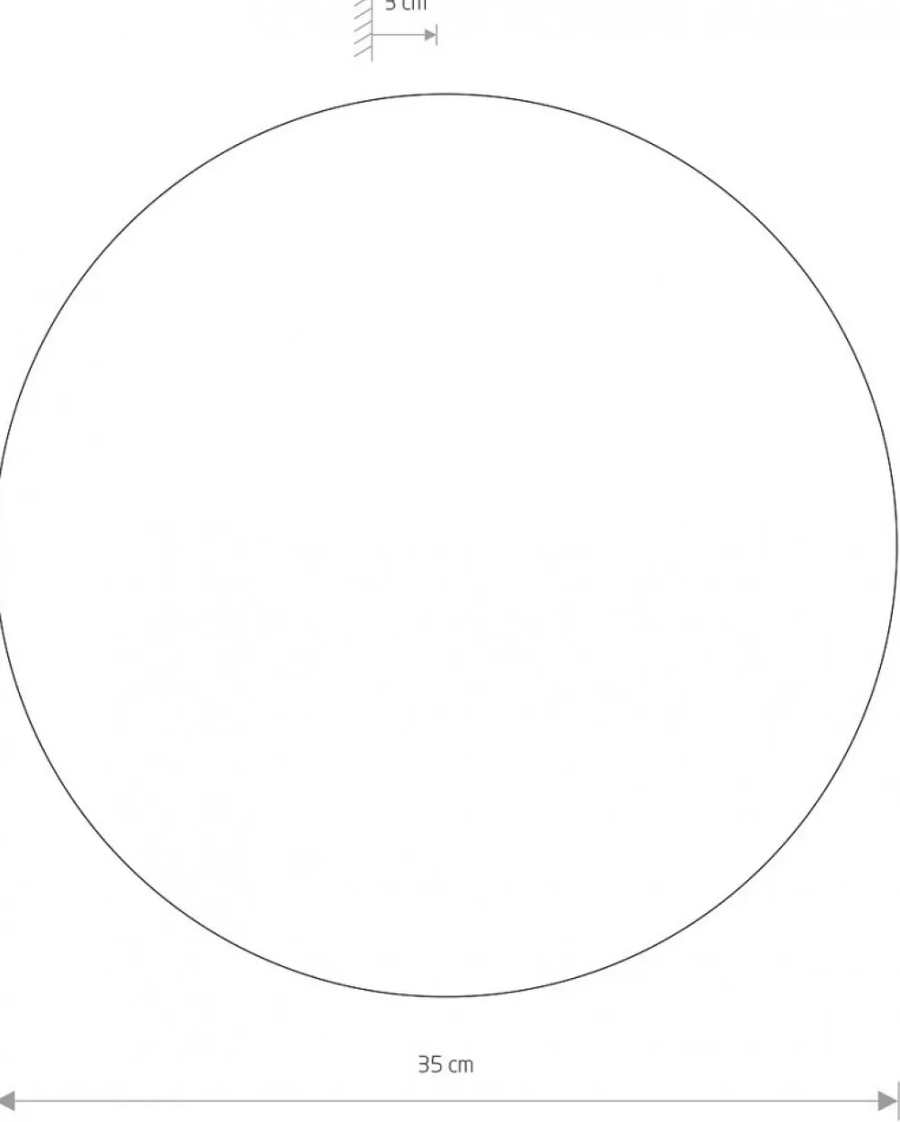 Kinkiet RING Brązowy 13W LED 3000K IP20 35cm * Nowodvorski Clearance