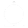Kinkiet RING MIRROR Czarny 10W LED 3000K IP20 29cm * Nowodvorski New