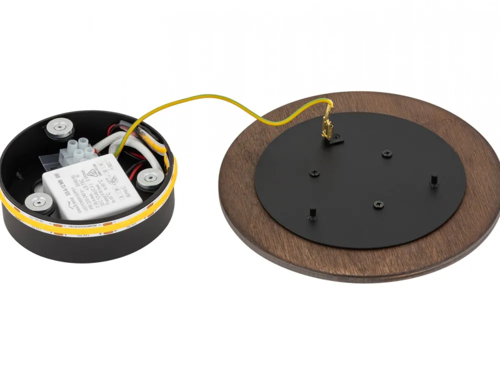 Kinkiet RING TIMBER LED S 7W 3000K * Nowodvorski Online