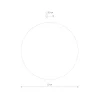 Kinkiet RING WODD Złoty 7W LED 3000K IP20 15cm * Nowodvorski Clearance