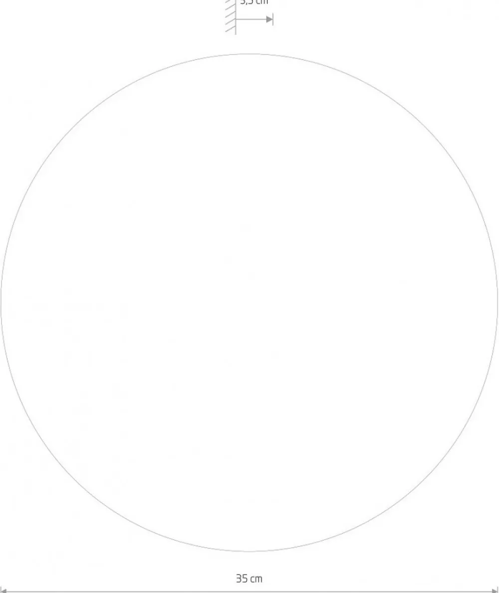Kinkiet RING WOOD Złoty 13W LED 3000K IP20 35cm * Nowodvorski Discount