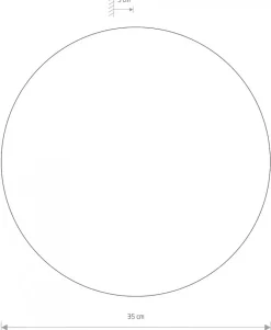 Kinkiet RING Złoty 13W LED 3000K 35cm * Nowodvorski Discount