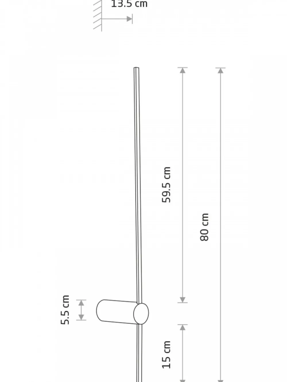 Kinkiet SABER LED M oliwkowy 11W 3000K * Nowodvorski Discount