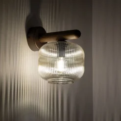 Kinkiet SALVIA brązowy drewno 1xE14 * TK Lighting Online