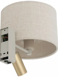 Kinkiet SANTANA A kremowy 1xE27 1xGU10 * Nowodvorski Outlet