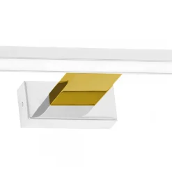 Kinkiet SHINE Biały Złoty 13,8W LED IP44 60cm * Eko-light Best
