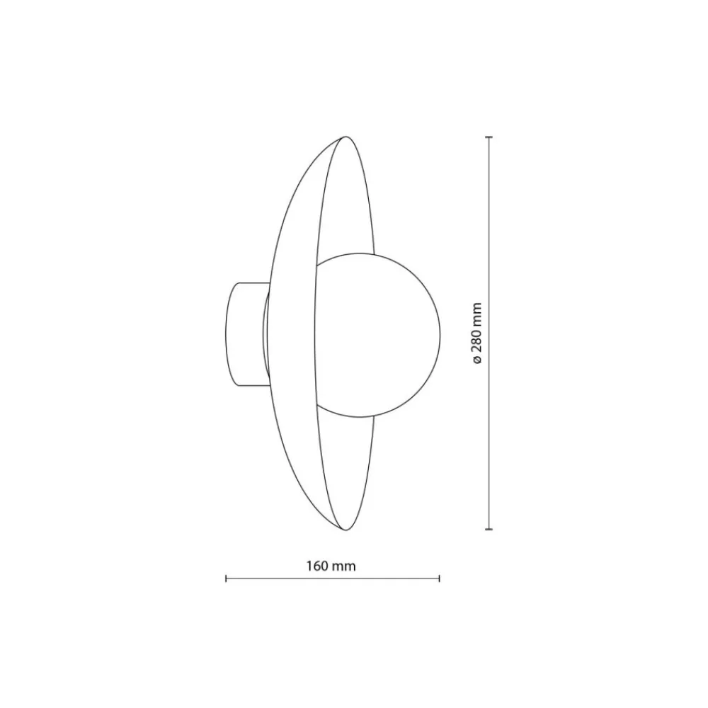 Kinkiet SLATE NEW brązowy 1xG9 * TK Lighting