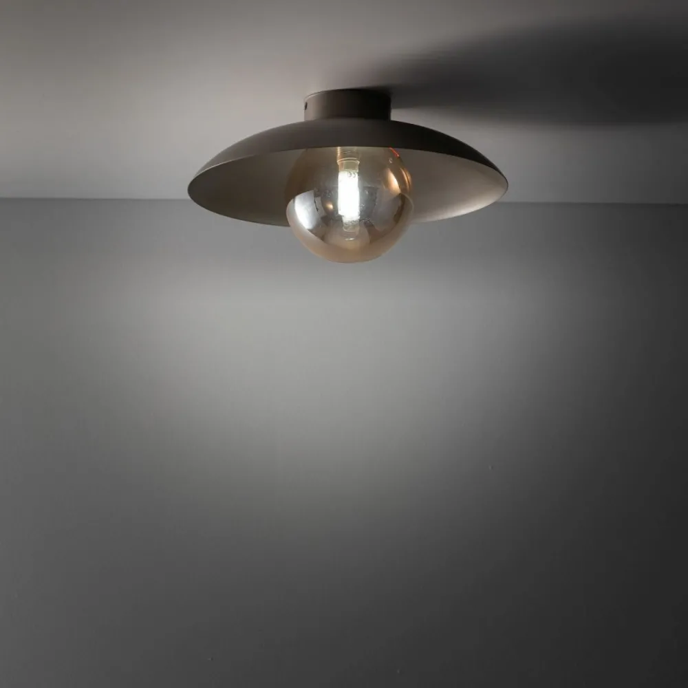 Kinkiet SLATE NEW brązowy 1xG9 * TK Lighting