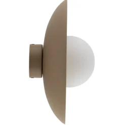 Kinkiet SLATE sabia beżowy szaklany klosz 1xG9 * TK Lighting Clearance