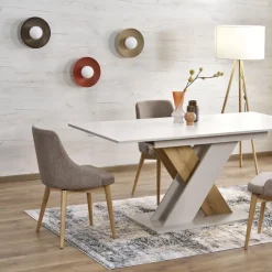 Kinkiet SLATE sabia beżowy szaklany klosz 1xG9 * TK Lighting Clearance