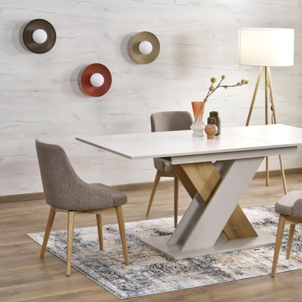 Kinkiet SLATE sabia beżowy szaklany klosz 1xG9 * TK Lighting Clearance