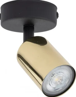 Kinkiet SPOT TOP Czarny Złoty 1xGU10 * TK Lighting New