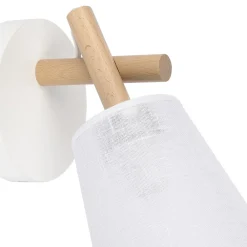 Kinkiet VAIO Brązowy Biały Abażur 1xE27 * TK Lighting New
