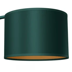 Kinkiet VERDE Zielony Złoty Abażur 1xE27 * Eko-light Best