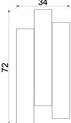 Kinkiet WALL Beżowy 6xGU10 * Luminex Online