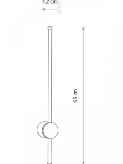 Kinkiet zewnętrzny ORLA LED S beżowy 12W IP54 3000K * Nowodvorski Outlet