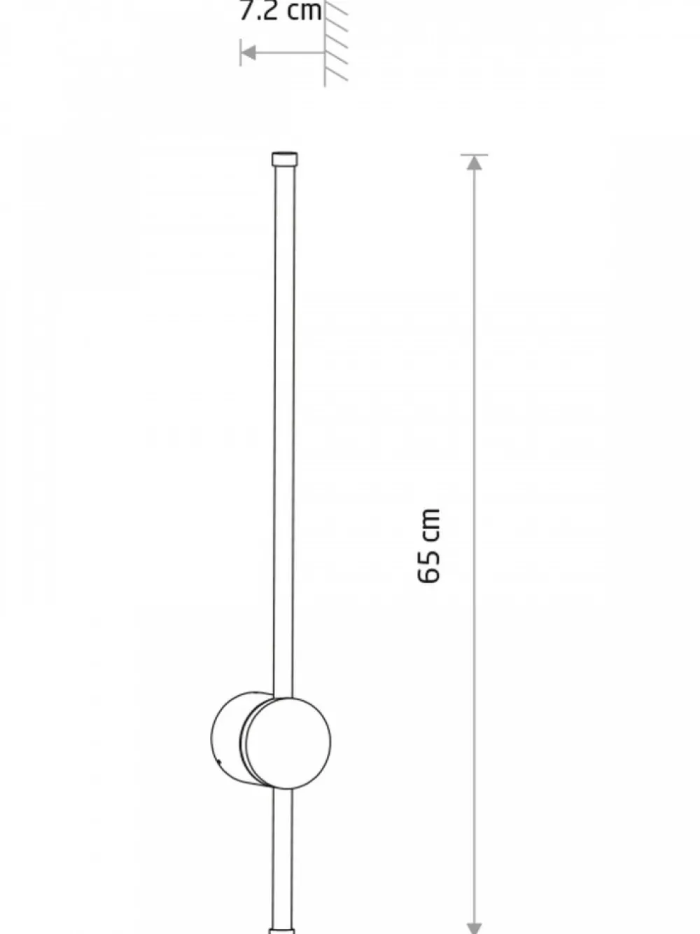 Kinkiet zewnętrzny ORLA LED S beżowy 12W IP54 3000K * Nowodvorski Outlet