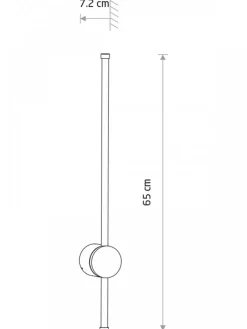 Kinkiet zewnętrzny ORLA LED S czarny 12W IP54 3000K * Nowodvorski Clearance