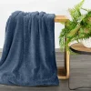 Koc BLINK 150 x 200 cm granatowy