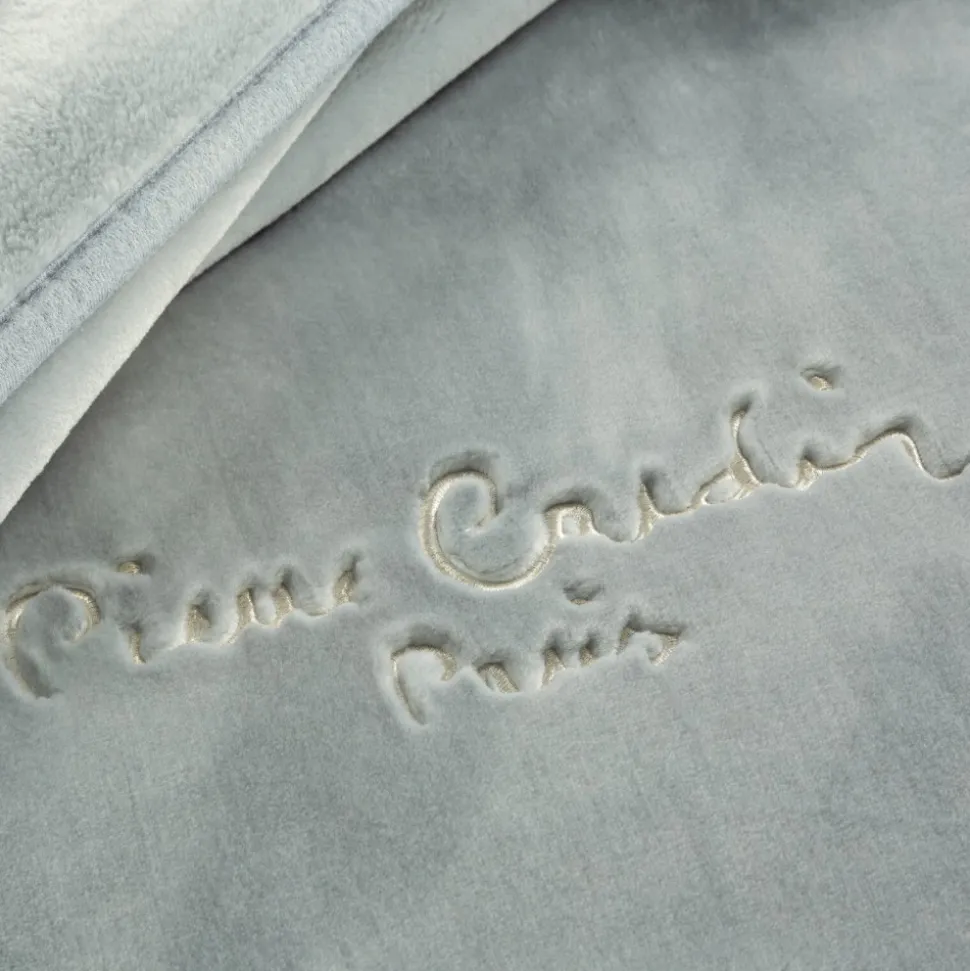 Koc CLARA1 PIERRE CARDIN 160 x 220 cm srebrny