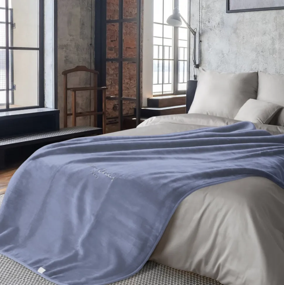 Koc CLARA1 PIERRE CARDIN 160 x 220 cm niebieski