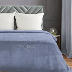 Koc CLARA1 PIERRE CARDIN 220 x 240 cm niebieski