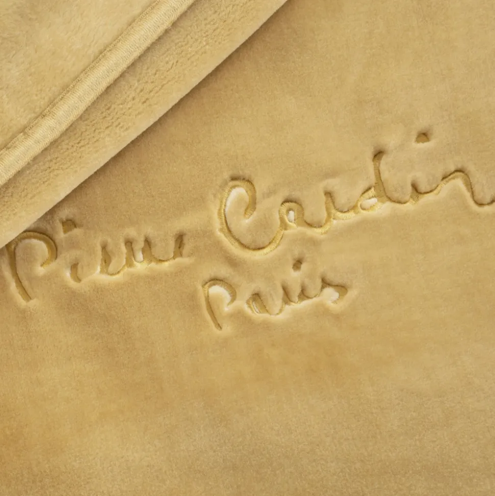 Koc CLARA1 PIERRE CARDIN 160 x 220 cm miodowy