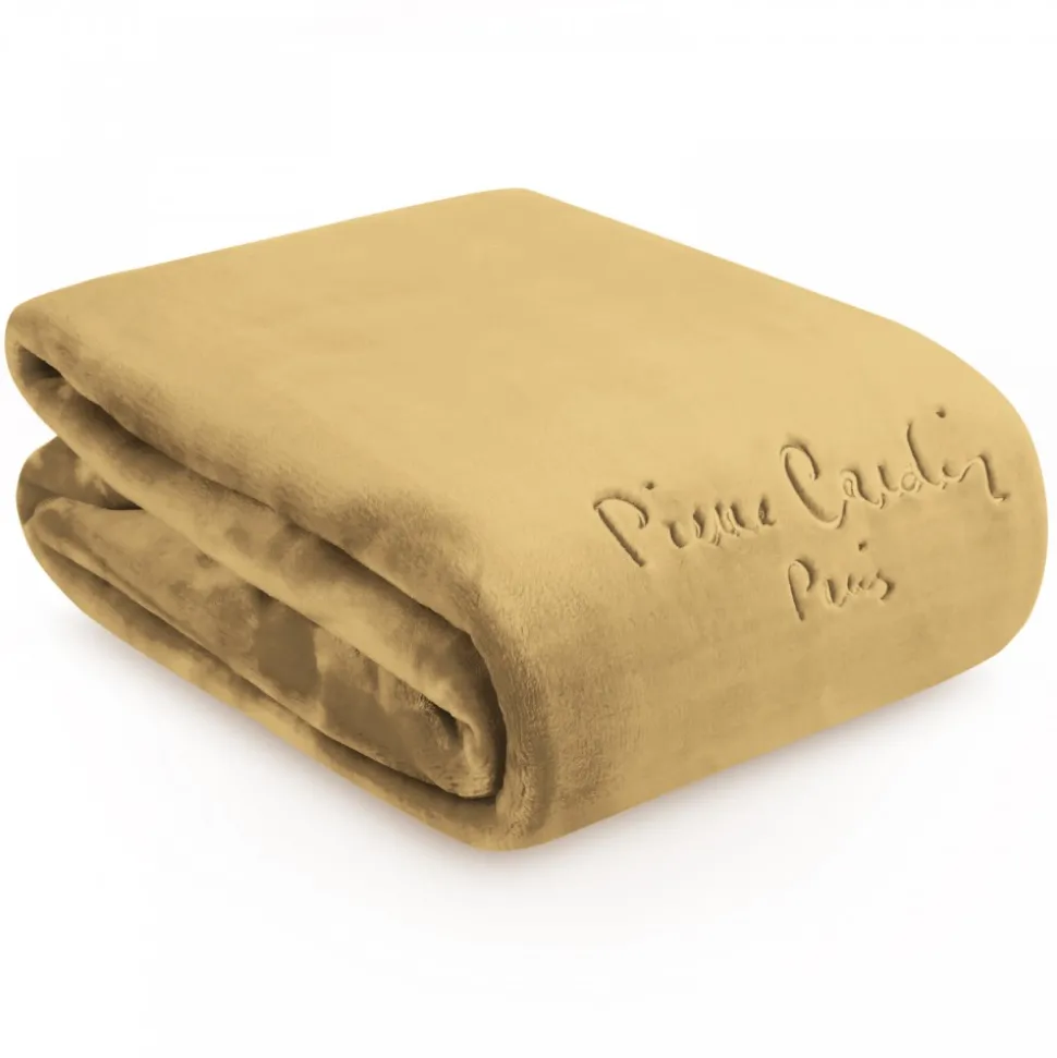 Koc CLARA1 PIERRE CARDIN 160 x 220 cm miodowy