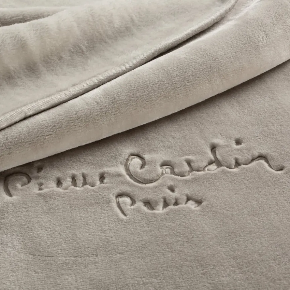 Koc CLARA1 PIERRE CARDIN 220 x 240 cm ciemnobeżowy