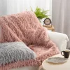 Koc futrzany ADORE 130x170 pudrowy