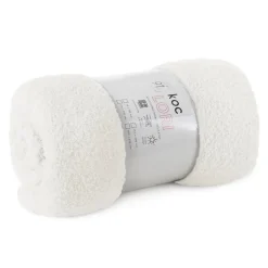 Koc LORI biały 170x210 polarowy